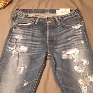 Hollister destroyed denim